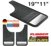 2 Stück Gummi Schmutzfänger LKW PKW Anhänger 48x28cm Spritzschutz Spritzlappen