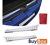 2 Stück Innen Ladekantenschutz Edelstahl Chrom für Dacia Sandero (ab 2021)