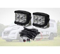 2x LED Fernscheinwerfer passend für VW Bus Multivan T5 T6 T6.1 T7 California