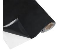 2 Stück Mikrofaserstoff Selbstklebend, 42x150cm Wildleder Optik Kunstleder, Wildlederimitat Klebefolie, Stretch Dehnbar Stoff Folie für Cockpit, Autoinnenraum, Möbel usw (Schwarz, 42x150cm)