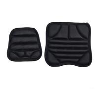 2 Stück Motorrad für Sitzkissen Gel Cover Pad Set mit Doppelbandage Fixierung und Anti-Rutsch-Partikeln für sicheren Sitz und Druckentlastung