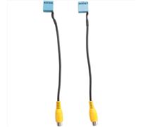 2 Stück RCA-Video-Rückfahrkamera-Konverterkabel für MIB Passat Tiguan Golf RCD330 RCD330G