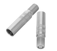 2 Stück Reifenventilverlängerung 39mm aus Kupferverchromt für Auto