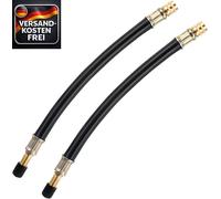 2 Stück Reifenventilverlängerung Flexible, Ventilverlängerung Autoventil Set, Ei