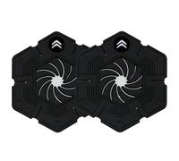 2 Stück Scheibenwischerarm Lochschutz Abdeckung für Citroen C4 L 2013-2016, Windschutzscheiben Wischerarm Schutzabdeckung Wischer Hole Staubschutz,B