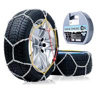 2 Stück Schneeketten für Pkw, SUV, Pickup und Lkw, kompatibel mit Reifenbreiten 205-285 mm (KN130)