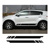 2 Stück Seitenschwelleraufkleber, Streifen, Grafiken, Vinyl-Dekoraufkleber, für Kia Sorento R 1 2 4 BL UM XM MQ4, Auto-Tuning-Zubehör