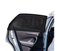 2 Stück Sonnenschutz Auto Baby, Große Autofenster 105-135CM UV-Schutz Netz | Sonnenschutz Auto Seitenscheibe für SUV Van geeignet, Hohe Elastizität Autofenster Moskitonetz Auto Camping Mesh-Screen