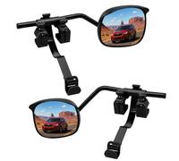 2 Stück Verstellbarer Wohnwagenspiegel Universal, Caravanspiegel Zusatzspiegel Auto Außen für Wohnwagen Spiegel Auto PKW Anhänger, Außenspiegel Wohnwagen, Hobby Wohnwagen Ersatzteile