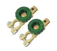 2 Stücke Universell Autobatterie Schalter Trennschalter Auto Batterie Trennschalter Stromunterbrecher Hauptstromschalter Hauptschalter für Marine Motorrad LKW KFZ Boot 12V/24V (Batterieklemme)