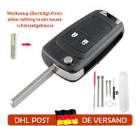 2 Tasten Auto Klappschlüssel Werkzeug für Opel Astra J Insignia Corsa E Meriva B