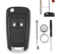 2 Tasten Autoschlüssel Gehäuse für Opel Vauxhall Adam Astra J Cascade Insignia M
