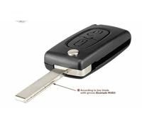 2 Tasten Fernbedienung Schlüssel Gehäuse für Peugeot 308 307 207 206 407...