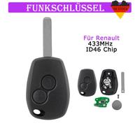 2 Tasten Funk Schlüssel ID46 für Dacia Duster Logan Sandero 2013 2014 2015 2016