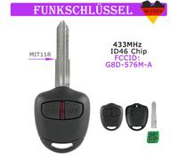 2 Tasten Funk Schlüssel MIT11R für Mitsubishi Grandis ASX Space Star Outlander