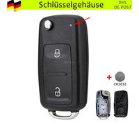 2 Tasten Klapp Gehäuse Schlüssel Ersatz Für VW Amarok T5 T6 Transporter Skoda