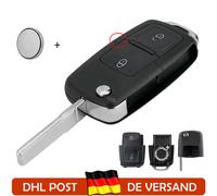 2 Tasten Klapp Schlüssel Für VW Transporter T4 T5 Sharan Multivan + Batterie