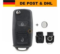 2 Tasten Klapp Schlüssel Gehäuse für VW Golf IV 4 Bora Passat Polo Seat Skoda