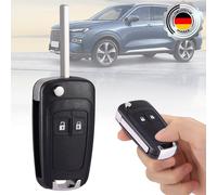 2-Tasten Klappschlüsselgehäuse für Opel Astra-J Corsa-E Zafira-C Insignia Adam