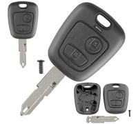 2 Tasten Schlüssel Ersatz Gehäuse für Peugeot 206 206 CC SW 1,1 1,4 1,6 2,0 HDI