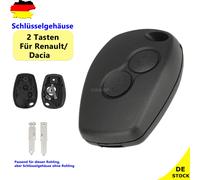 2 Tasten Schlüssel Gehäuse für Dacia Duster Sandero Logan Renault Kangoo Clio