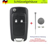 2-Tasten Schlüssel Gehäuse für OPEL Astra J Corsa E Meriva B Karl Mokka Zafira C