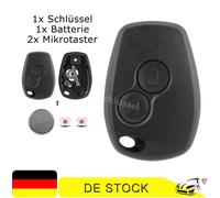 2 Tasten Schlüssel Gehäuse für Renault Clio III Kangoo Master Trafic Dacia Opel