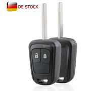 2 Tasten Schlüssel Gehäuse Rohling für Opel Astra J Corsa E Insignia A Meriva B