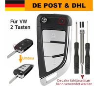 2 Tasten Schlüssel Gehäuse Umbau Für VW Amarok T5 T6 Transporter Skoda Werkzeug