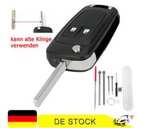 2 Tasten Schlüssel Gehäuse + Werkzeug für Opel Astra J Insignia Corsa E Meriva B
