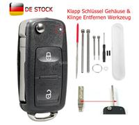 2 Tasten Schlüssel Gehäuse Werkzeug für VW Amarok T5 T6 Transporter Skoda Seat