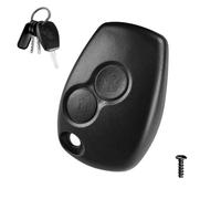 2 Tasten Schlüsselgehäuse Für Dacia Sandero,Autoschlüssel Hülle Opel,Renault Schlüsselhülle,Für Renault Funkschlüsselgehäuse mit 4 Tasten-Schalter Klinge Mit Nut Modell Mit Batteriefach