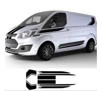 2 Teile/Los Auto Aufkleber, für Ford Transit Tourneo Custom MK7 MK8 MK9 Sport Stripe KIT Van Vinyl Aufkleber Tuning Auto Zubehör