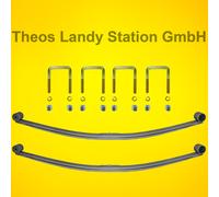 2 verstärkte Hinterfedern Fiat Ducato 230 + 244 Kasten + 4 Bügel, Jumper, Boxer