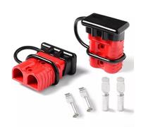 2 x 175 A Batterie-Schnellverbindungs-Trennschalter für Seilwinde für Starthilfekabel mit polaritätssicheren Klemmen und feuchtigkeitsbeständigen Gummiabdeckungen