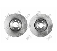 2 x ABAKUS 231-03-223 Bremsscheibe für CITROËN,DS,OPEL,PEUGEOT,VAUXHALL