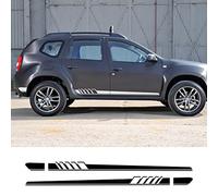 2 x Auto-Aufkleber für Lange Seitentüren, für Renault Dacia Duster Logan Sandero, Auto-Vinylfolie, Aufkleber, Styling, Auto-Tuning-Zubehör