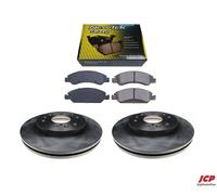 2 X Bremsscheibe Vorne 330mm + Keramik Beläge für Chevrolet SILVERADO1500 07-18