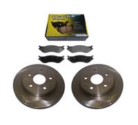 2 X Bremsscheibe Vorne 336mm + Keramik Bremsbeläge für Dodge RAM1500 02-05