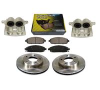 2 X Bremssattel Vorne + Keramik Bremsbeläge Für Jeep Commander Xk Xh 2006-2011