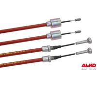 2 x Bremsseil ALKO AL-KO 247.282 HL: 530mm GL: 726mm Anhänger Seilzug Bowdenzug