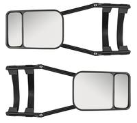 2 X Caravanspiegel Duo Wohnwagenspiegel Spiegel Pkw Universal Aufsetzspiegel