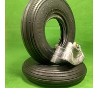 2 x CST Reifen + Schlauch 200x50 8x2 4PR Ventil 90/30 Talkum Bobby-Car-Racing