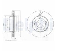 Delphi BG4206 Bremsscheibe