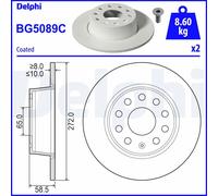DELPHI BG5089C Bremsscheibe