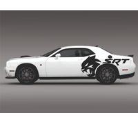 2 X Dodge Challenger 2008-2023 Hell Katze Aufkleber