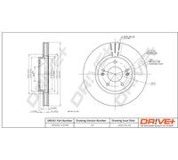 2 x Drve+ DP1010.11.0749 Bremsscheibe für HYUNDAI