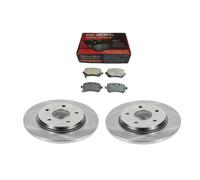 2 X Hinten Bremsscheibe + Newtek Keramik Bremsbeläge Für Chrysler Grand Rt 08-12