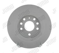JURID Bremsscheibe hinten rechts links voll 278mm für VAUXHALL OPEL 562581JC