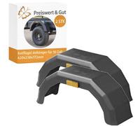 2 x Kotflügel Anhänger Schutzblech für Anhänger, Pferdeanhänger – Seitenreflektor, Stoßfest, UV-beständig, für 10 Zoll Räder, 620x238x172mm